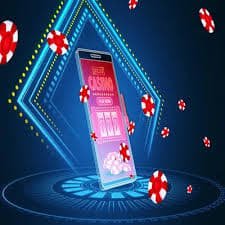 Pengguna mengakses live casino dan sports betting melalui smartphone dengan login cepat